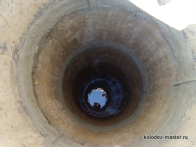колодец после чистки